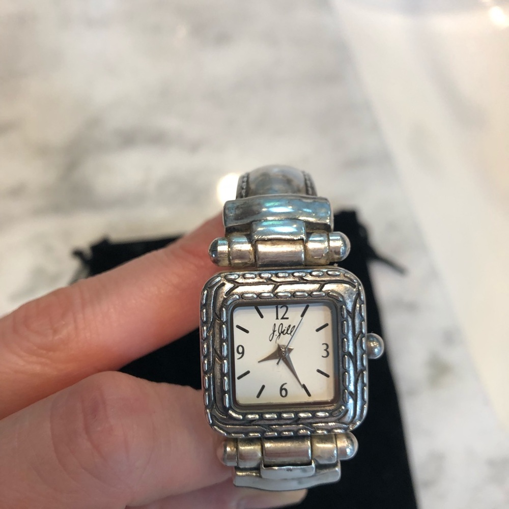 Vintage J Jill Sterling silver watch!